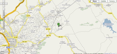 Google map del Colegio de Zeneta